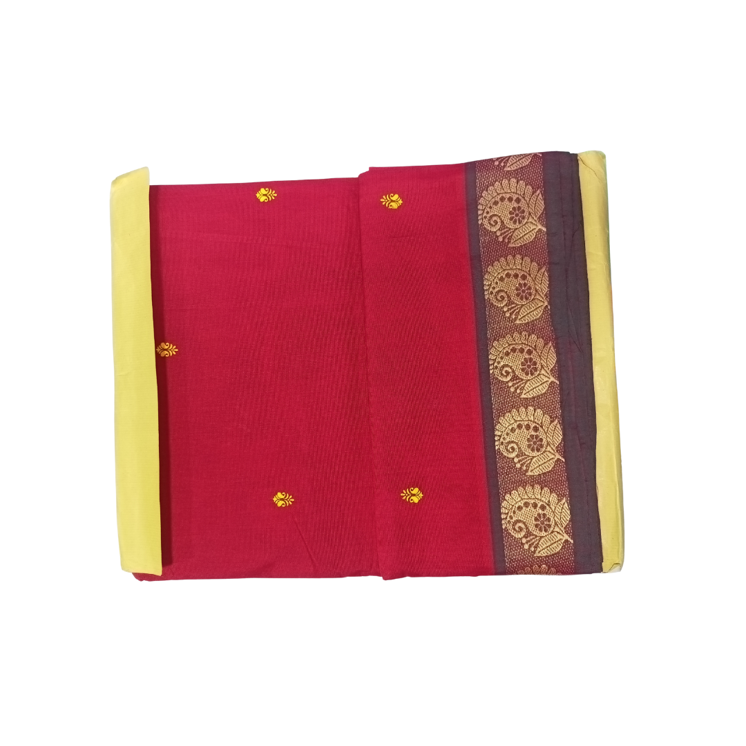 Aachi Plain Sarees – Effortless Elegance(9 yards)