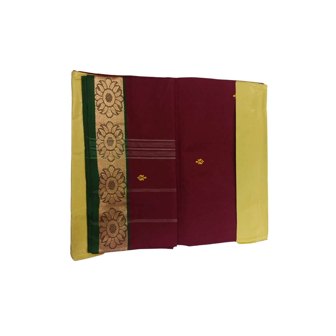Aachi Plain Sarees – Effortless Elegance(9 yards)