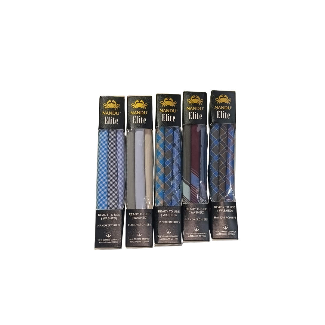 Hand Kerchief ( Elite ) 50x50 pack of 3 peices