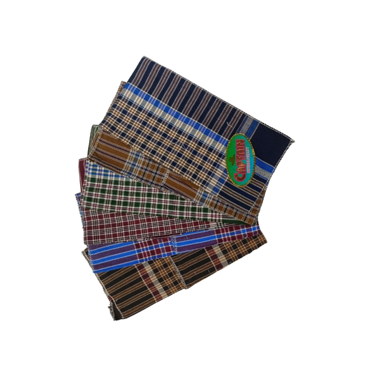 Normal Checked Caption ( Karchief ) 38x38 Pack of 12 peices