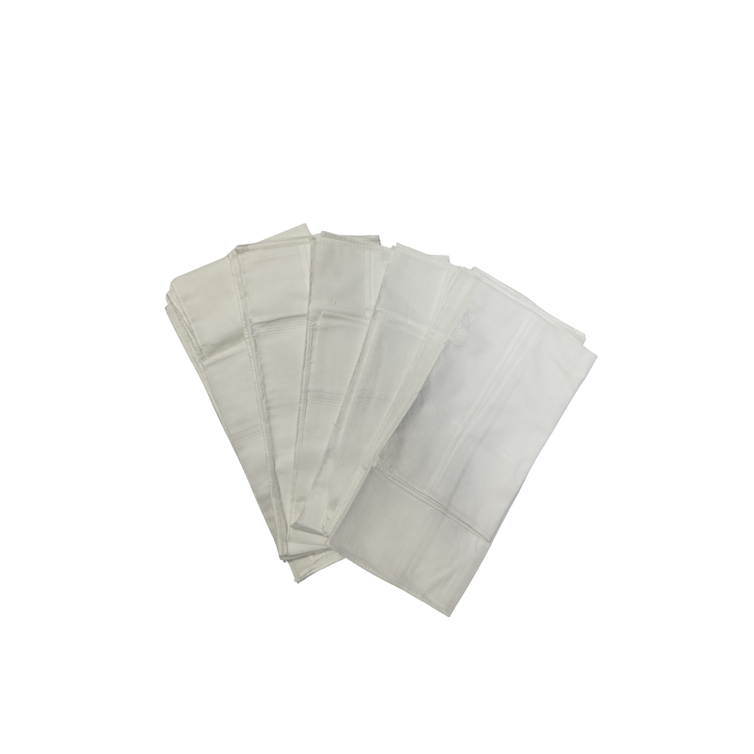 White Tata ( Karchief ) pack of 12 pieces