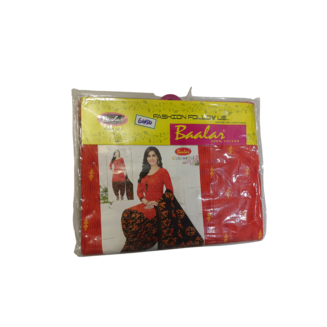 Barler suits (Unstitched) Top with Pants