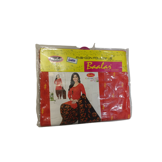 Barler suits (Unstitched) Top with Pants