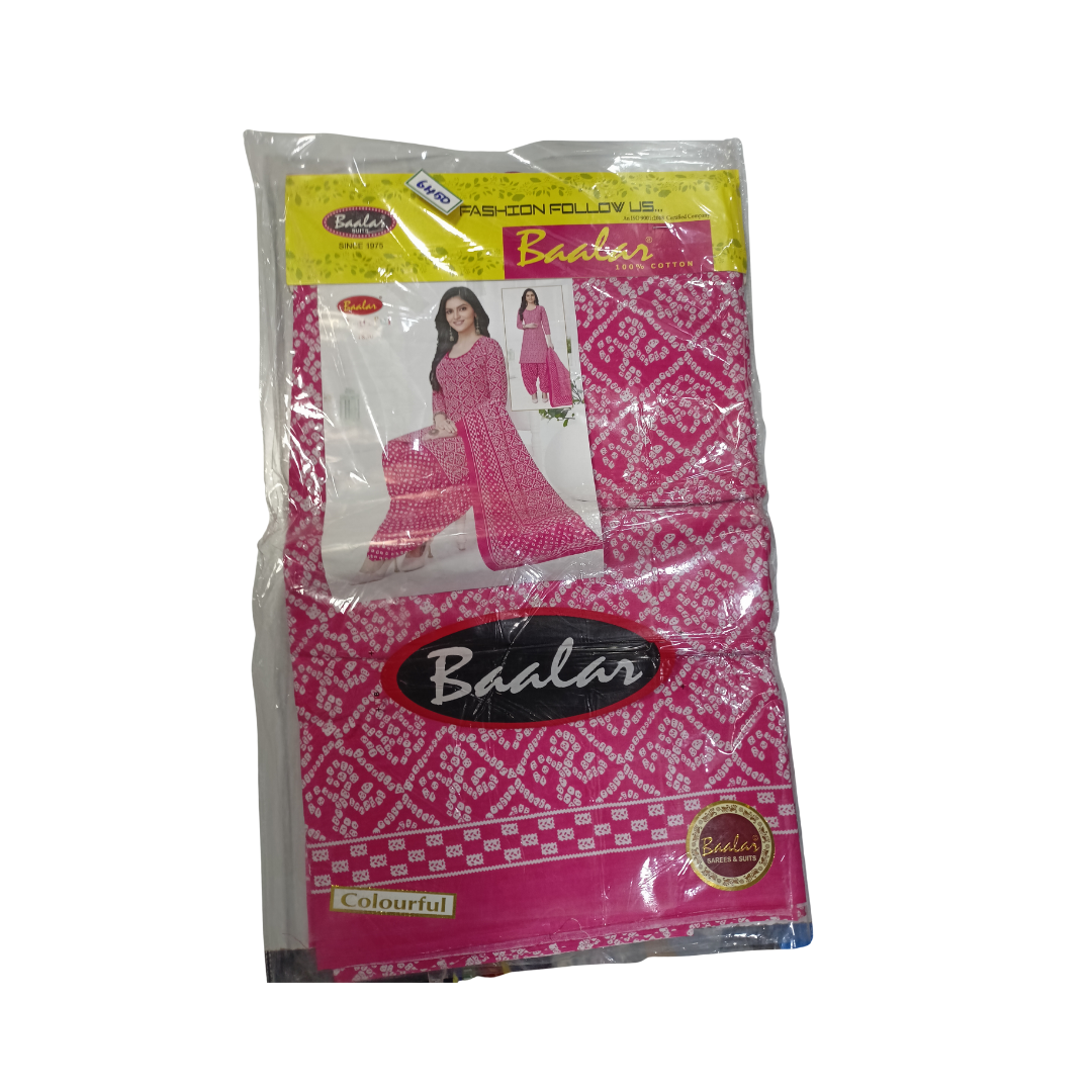 Barler suits (Unstitched) Top with Pants