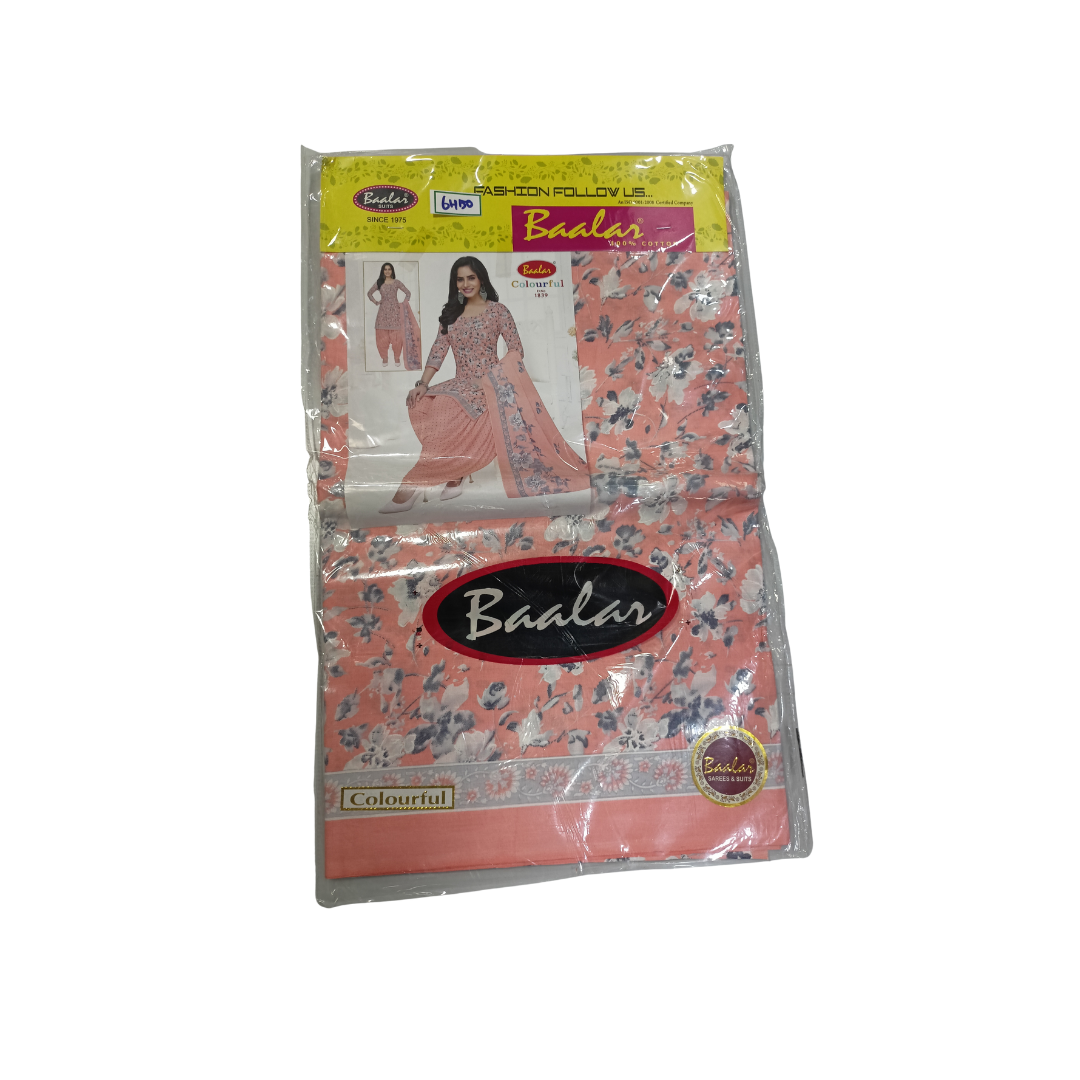 Barler suits (Unstitched) Top with Pants