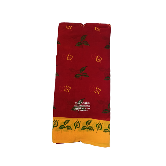 Om sakthi sarees with blouse - sithentic cotton