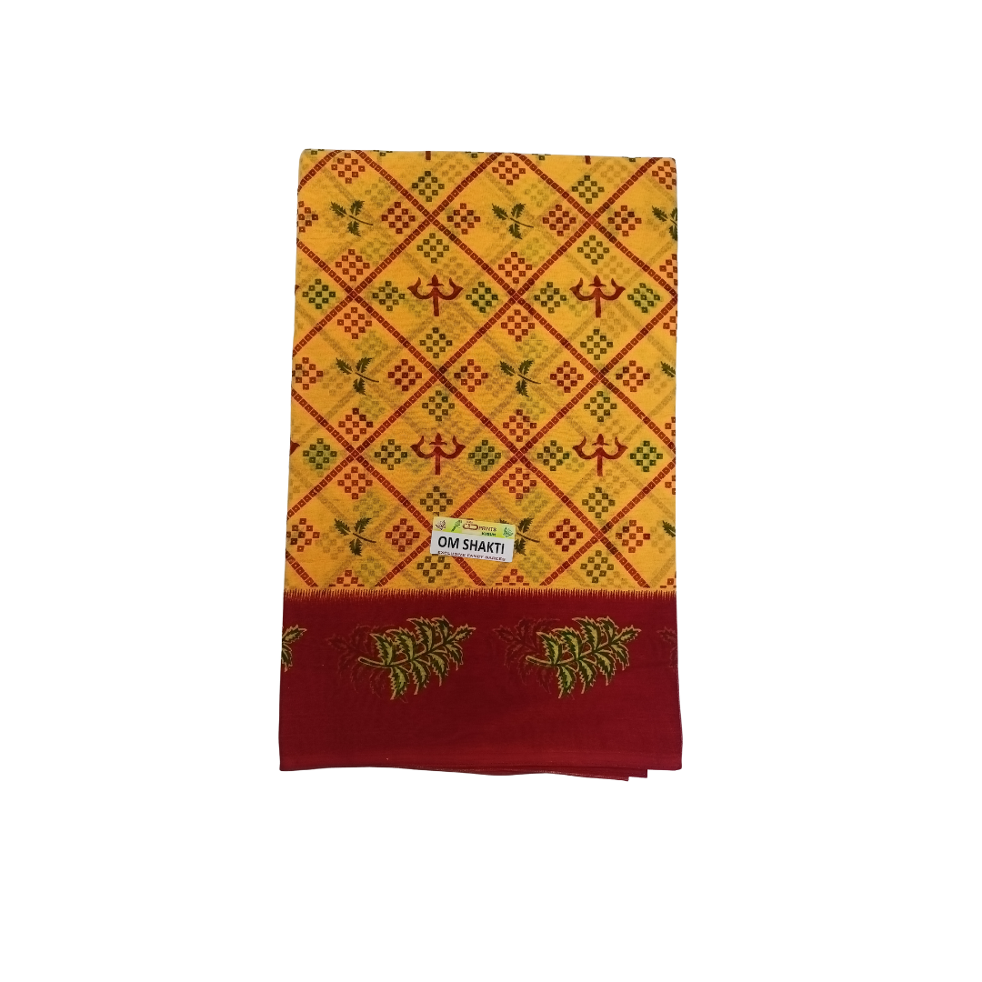 Om sakthi sarees with blouse - sithentic cotton