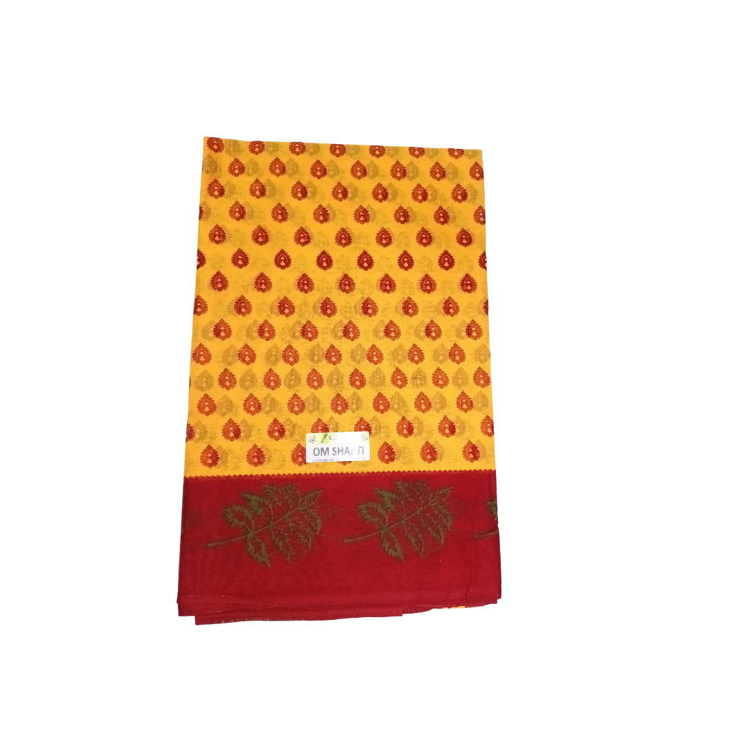 Om sakthi sarees with blouse - sithentic cotton