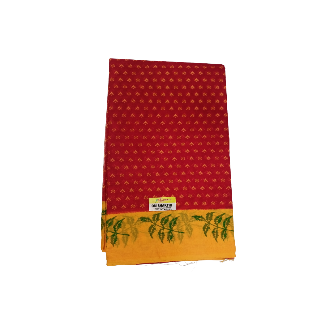 Om sakthi sarees with blouse - Plain queen