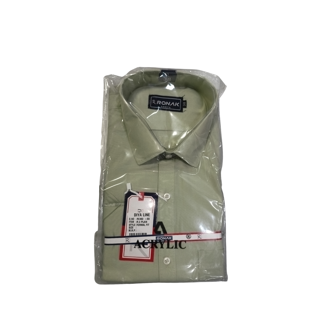 Ronak Plain Full Hand Shrit