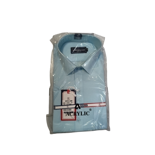 Ronak Plain Full Hand Shrit