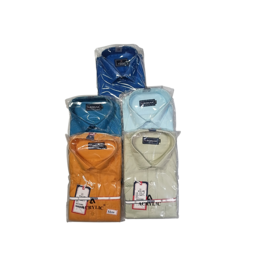 Ronak Plain Full Hand Shrit