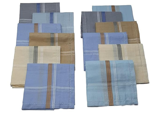 Minister Checked ( Karchief ) 42x42 pack of 12 pieces