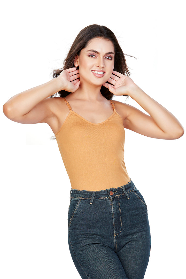 Queen Slips (Adjustable Strap) (Pack of 3) Honey