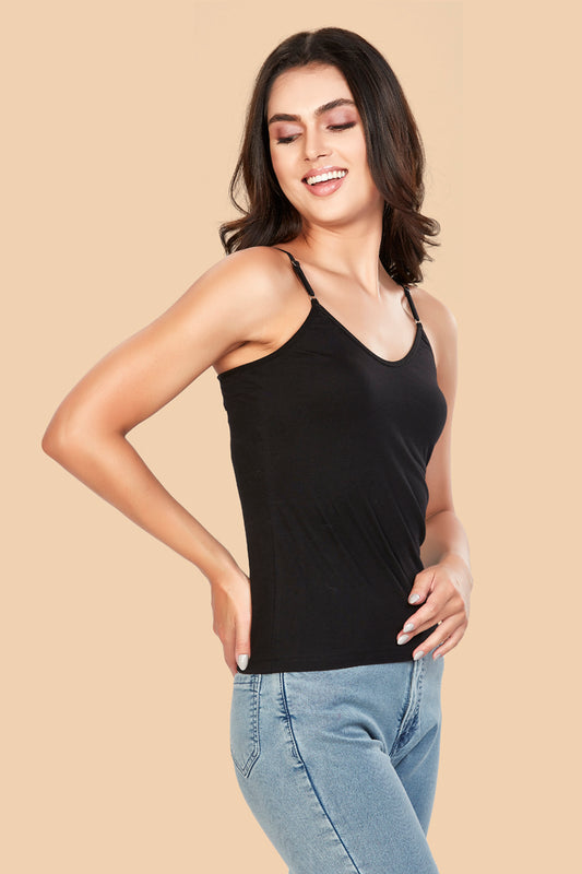 Queen Slips (Adjustable Strap) (Pack of 3) Black