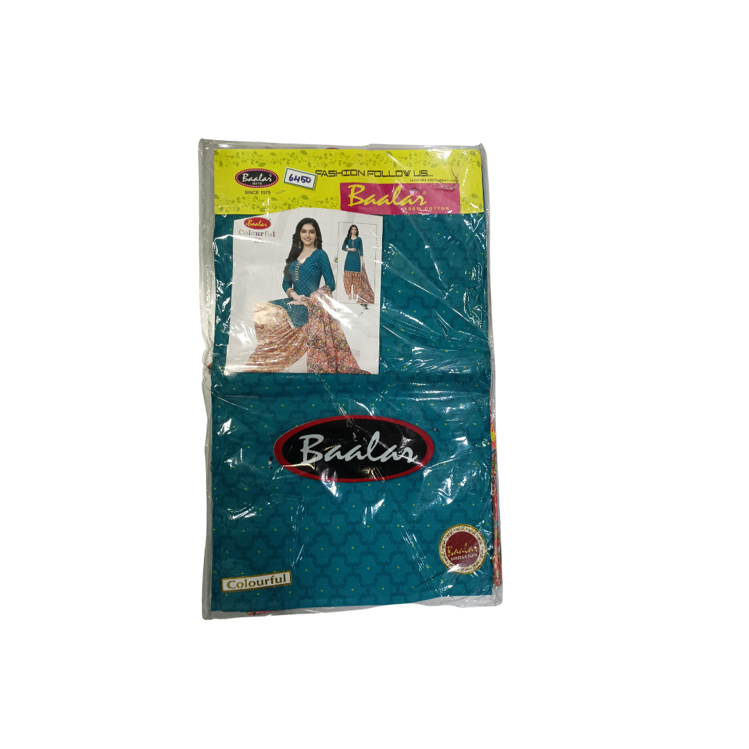 Barler suits (Unstitched) Top with Pants