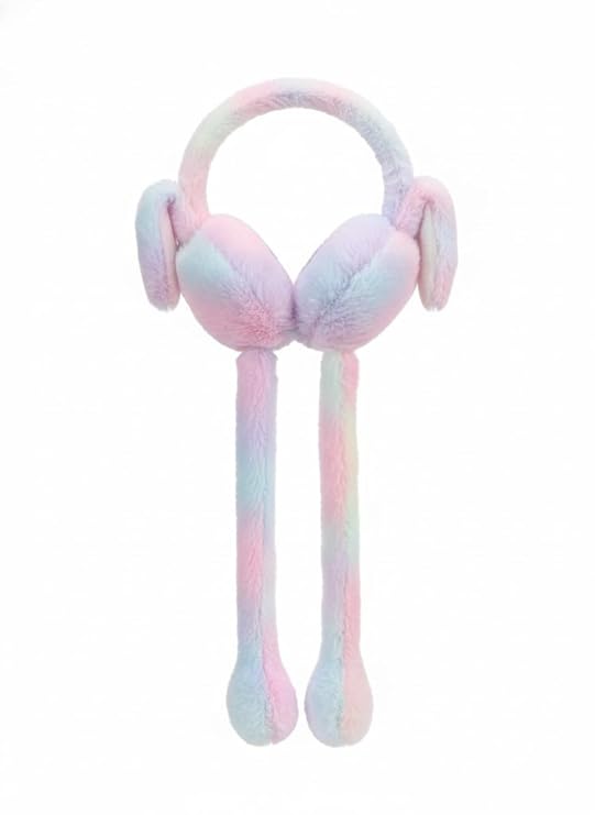 Premium Plush Bunny Earmuffs – Ultra-Soft, Windproof Ear Warmers with Animated Moving Ears