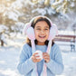 Premium Plush Bunny Earmuffs – Ultra-Soft, Windproof Ear Warmers with Animated Moving Ears