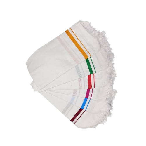 Santro Plain White Towel