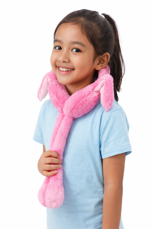 Premium Plush Bunny Earmuffs – Ultra-Soft, Windproof Ear Warmers with Animated Moving Ears
